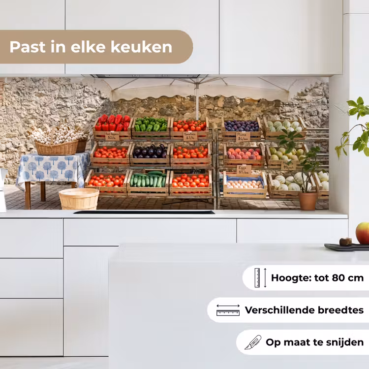 Keuken achterwand - Eten - Markt - Vers — 4
