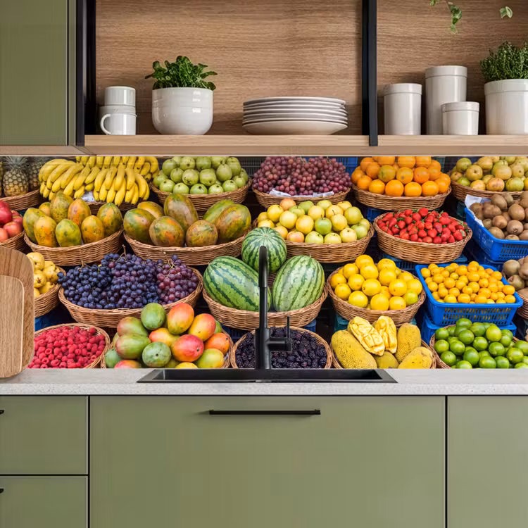 Keuken achterwand - Fruit - Markt - Kleurrijk — 5