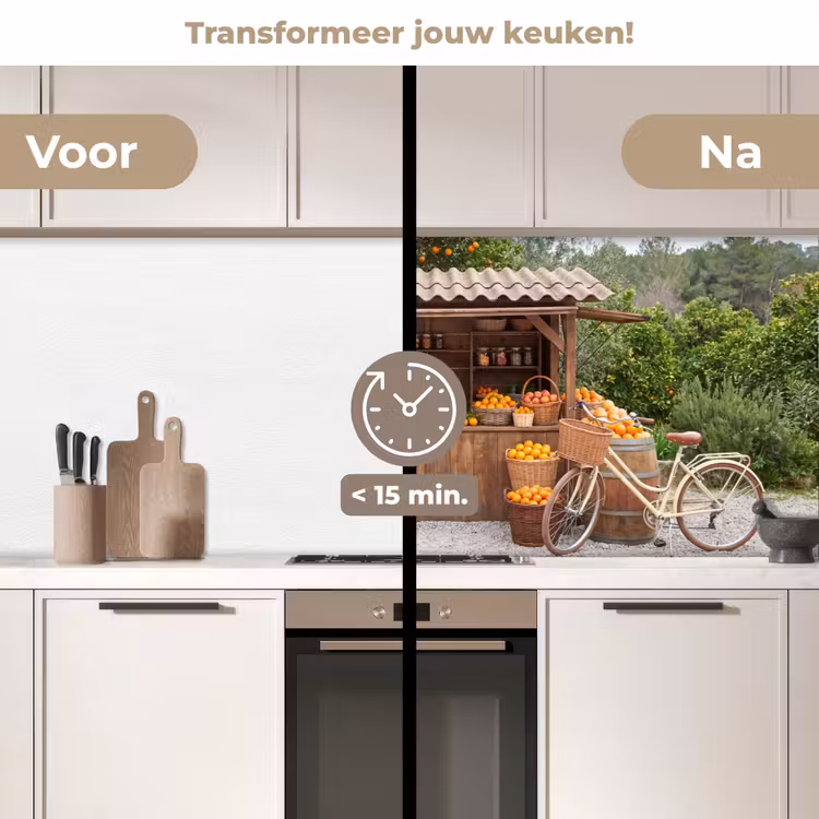 Keuken achterwand - Fruit - Markt - Landelijk — 2