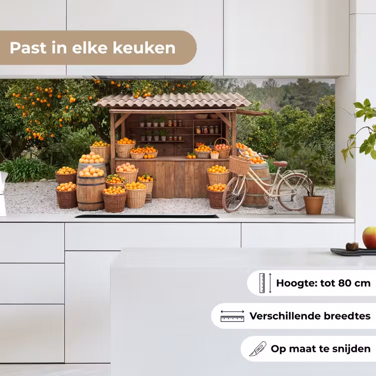 Keuken achterwand - Fruit - Markt - Landelijk — 4