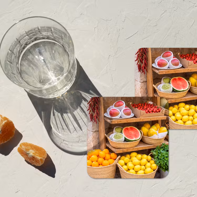 Onderzetter - Fruit - Markt - Vers — 2