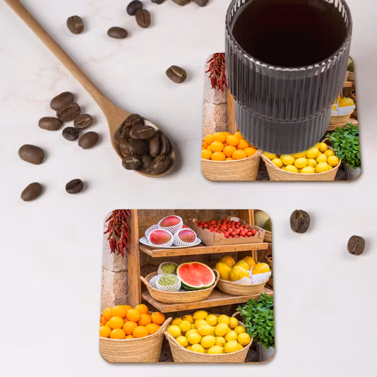 Onderzetter - Fruit - Markt - Vers — 4