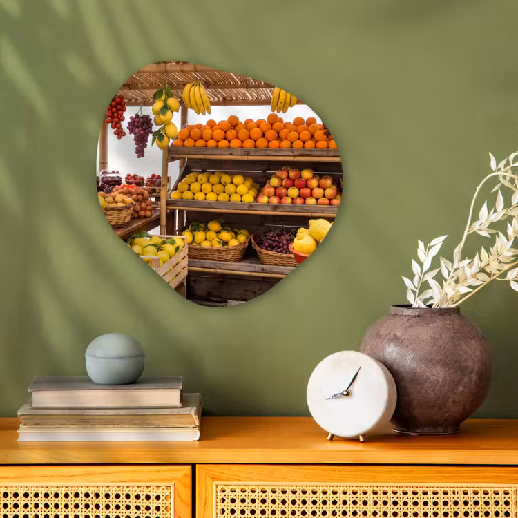 Organisch schilderij - Forex - Marktkraam - Fruit - Vers — 2