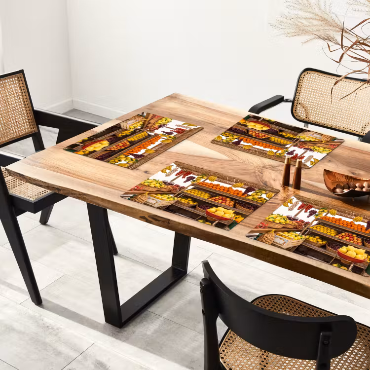 Placemat - 6 stuks - Marktkraam - Fruit - Vers — 5