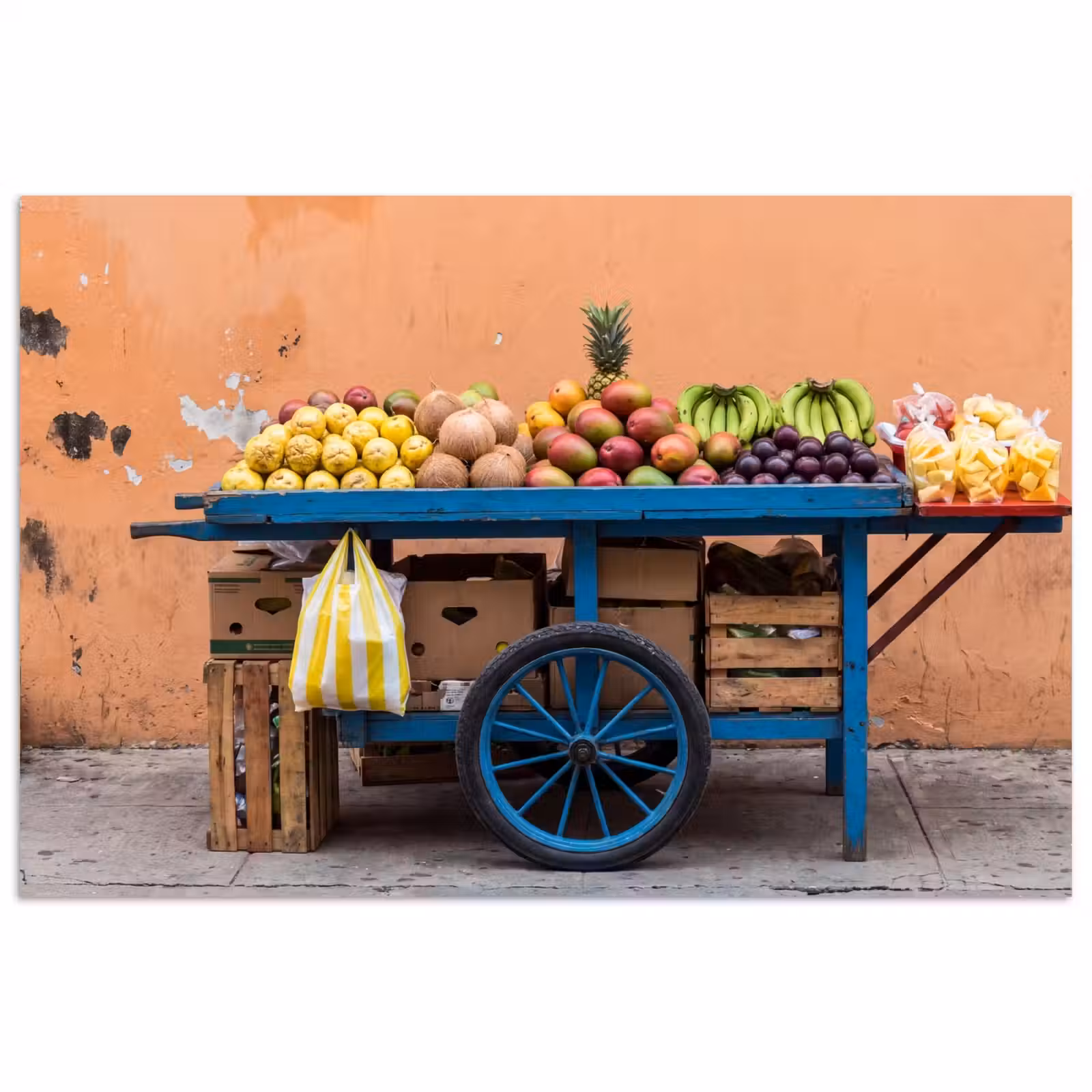 Poster - Fruit - Kar - Straat — 1