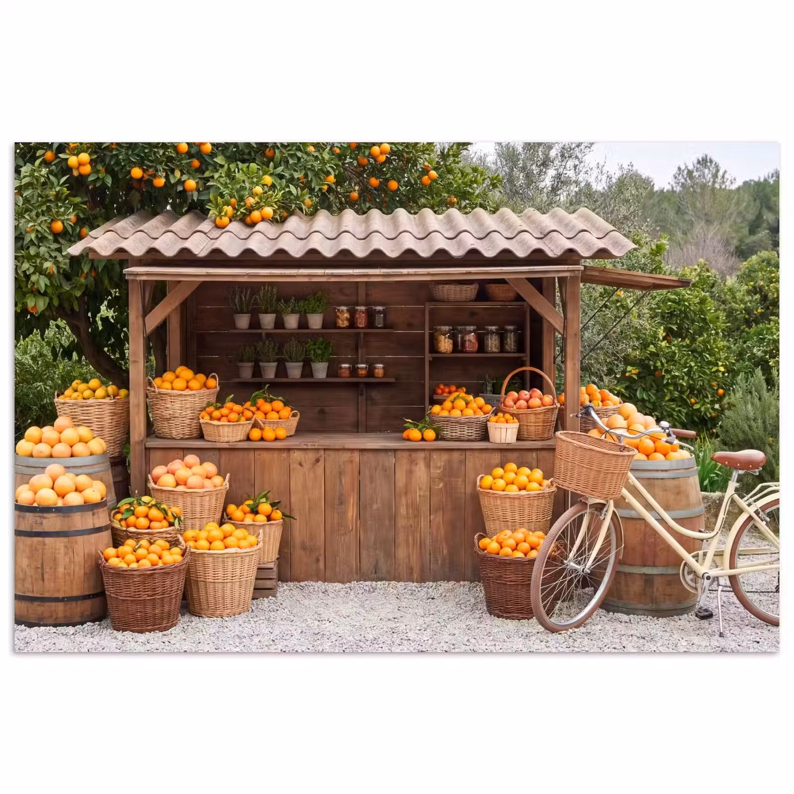 Poster - Fruit - Markt - Landelijk — 1