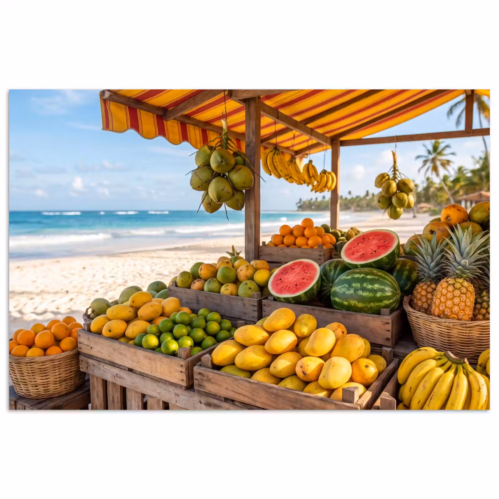Poster - Fruit - Strand - Tropisch — 1
