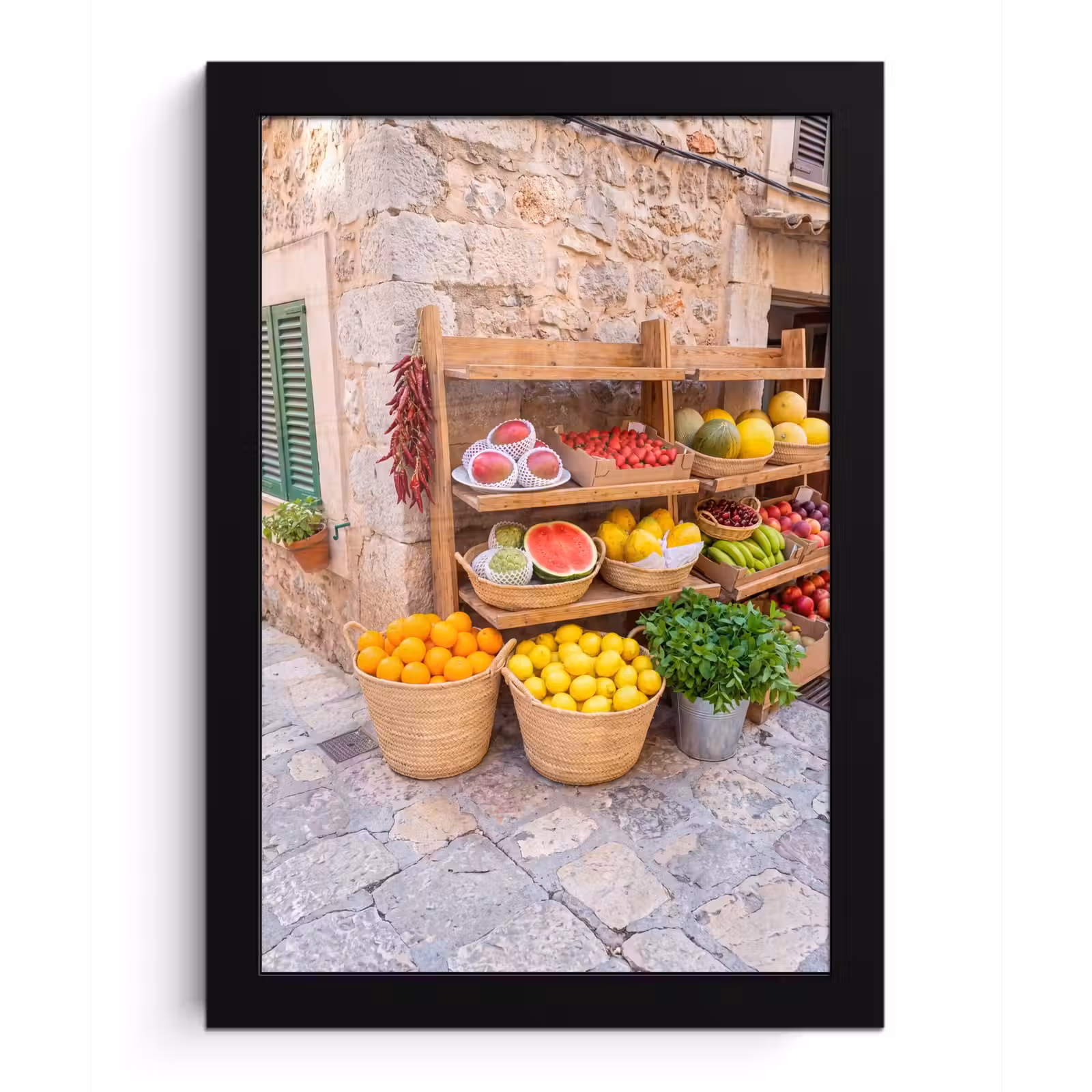 Poster met lijst - Fruit - Markt - Vers — 1