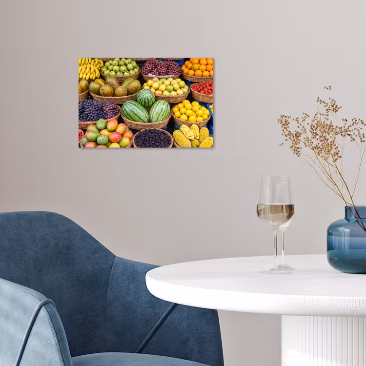 Poster - Fruit - Markt - Kleurrijk — 4