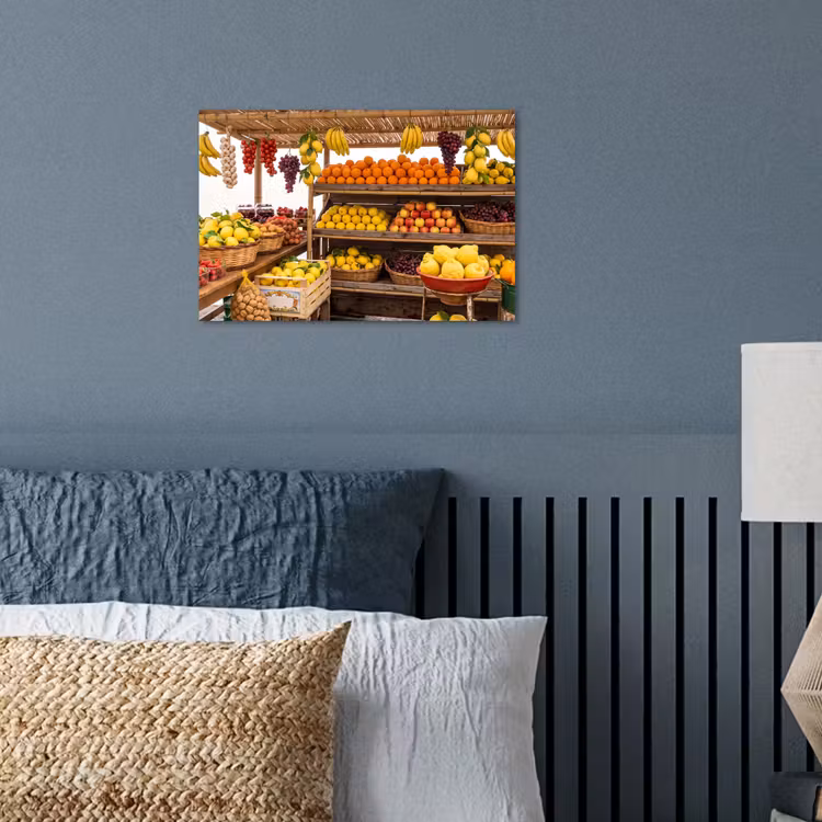 Poster - Marktkraam - Fruit - Vers — 3