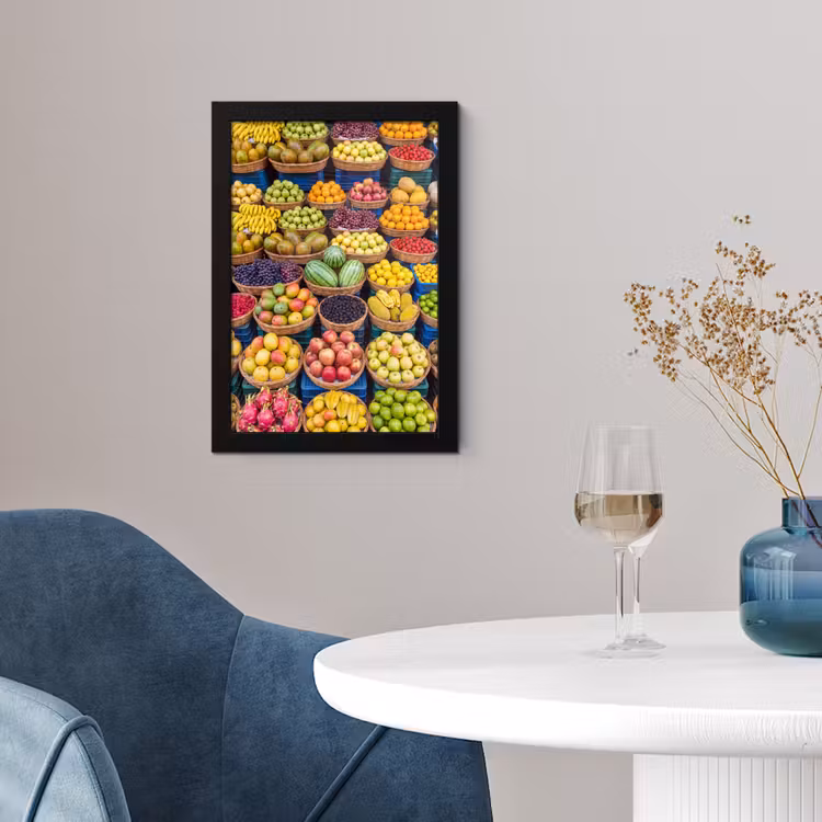 Poster met lijst - Fruit - Markt - Kleurrijk — 4