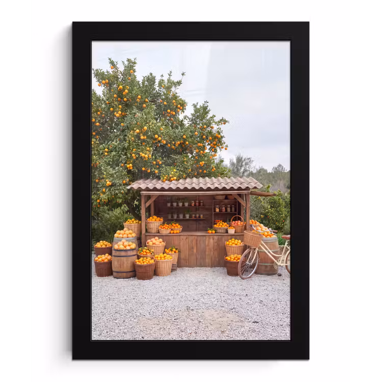 Poster met lijst - Fruit - Markt - Landelijk — 1