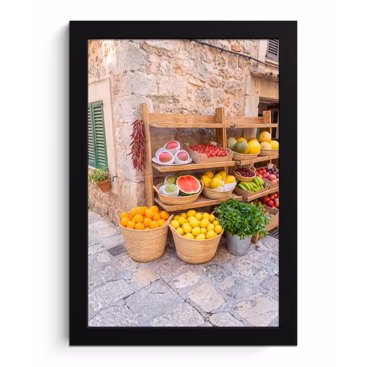 Poster met lijst - Fruit - Markt - Vers — 1