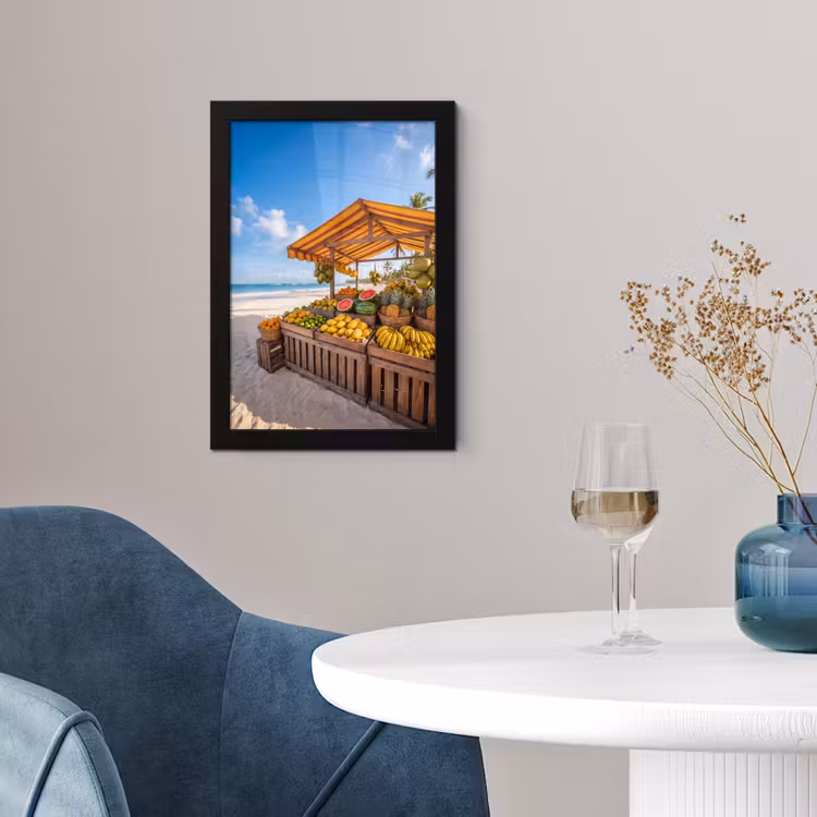 Poster met lijst - Fruit - Strand - Tropisch — 4