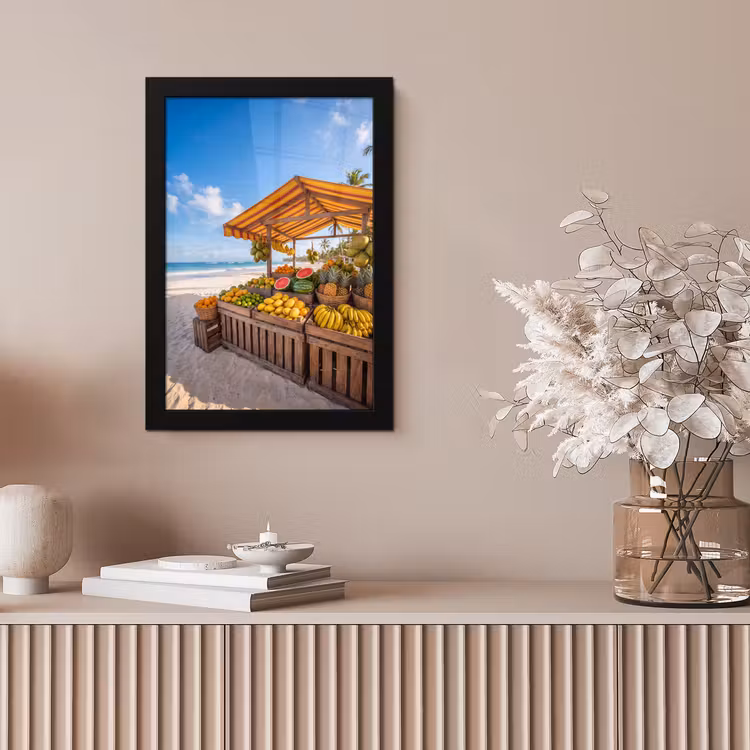 Poster met lijst - Fruit - Strand - Tropisch — 5