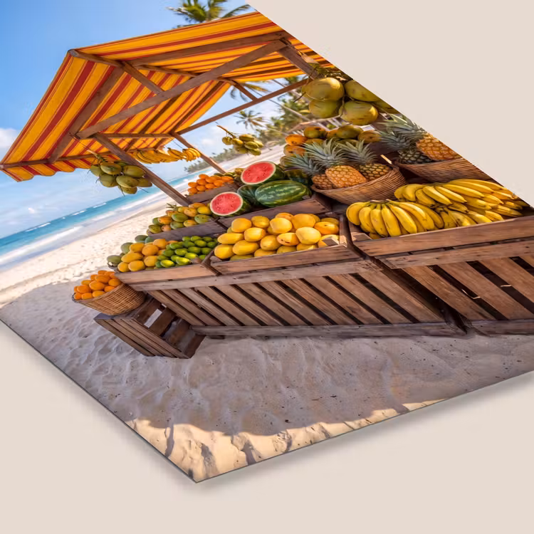 Poster met lijst - Fruit - Strand - Tropisch — 7