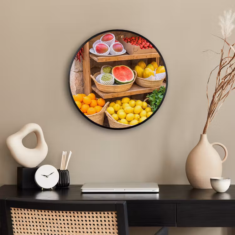 Ronde fotolijst - Fruit - Markt - Vers — 3