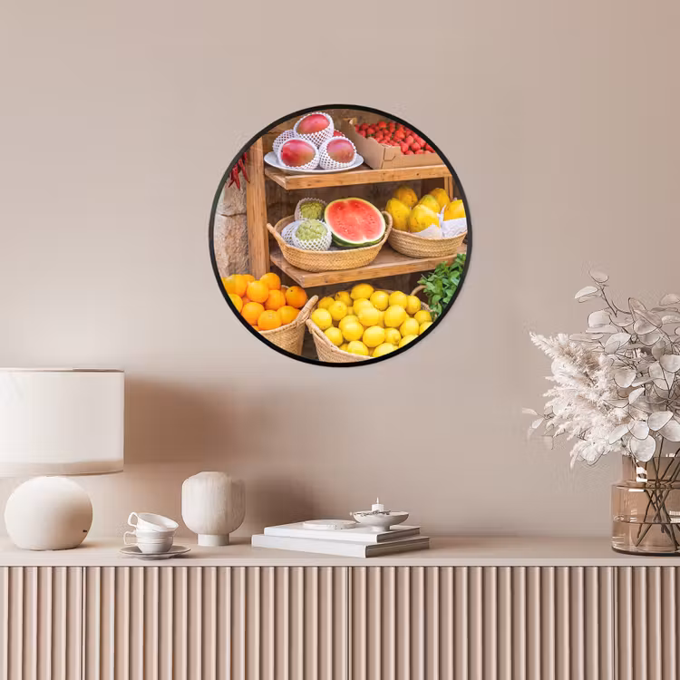 Ronde fotolijst - Fruit - Markt - Vers — 5