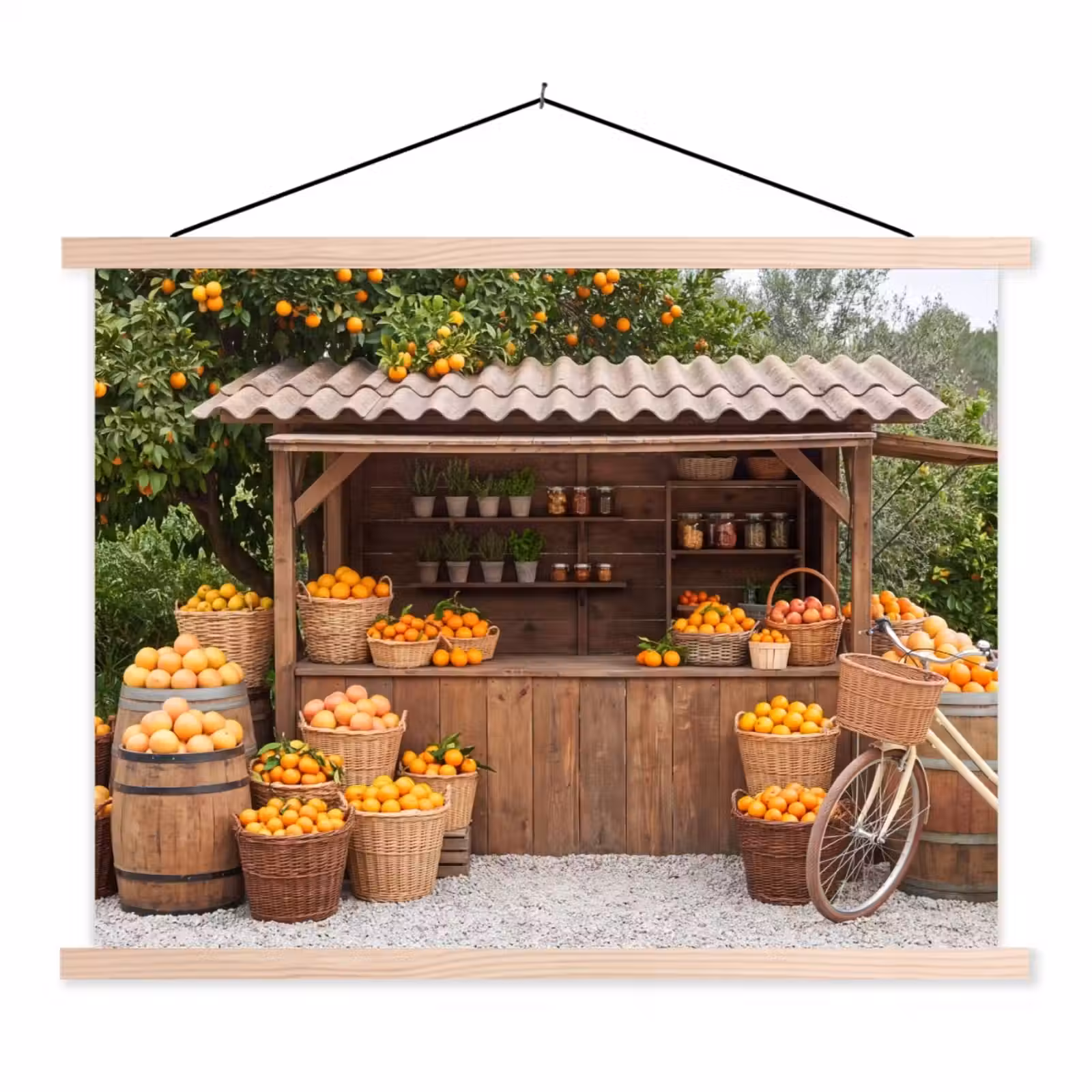 Schoolplaat - Fruit - Markt - Landelijk — 1