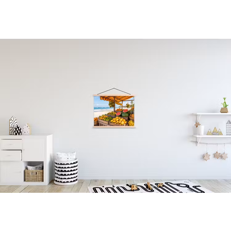 Schoolplaat - Fruit - Strand - Tropisch — 3