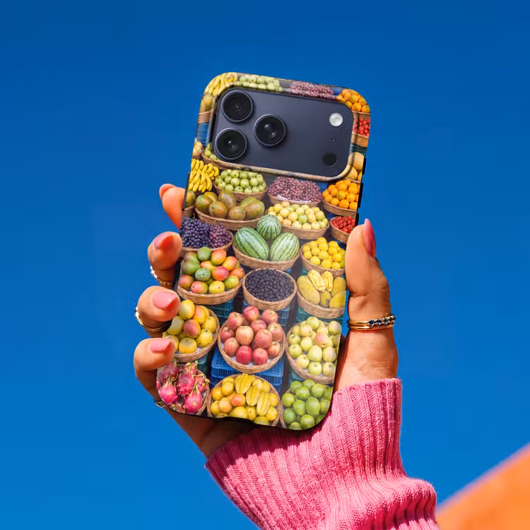 Telefoonhoesje Toughcase - Fruit - Markt - Kleurrijk — 2