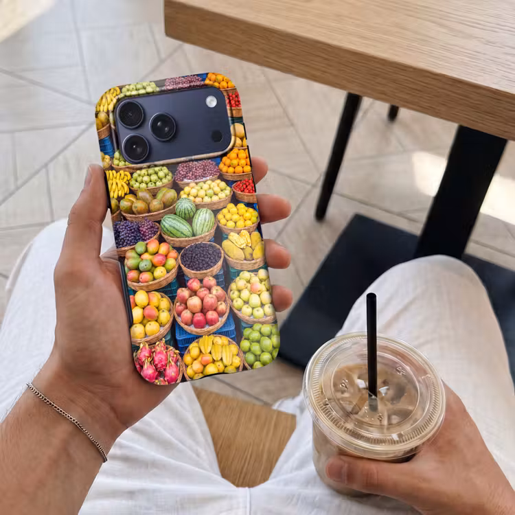 Telefoonhoesje Toughcase - Fruit - Markt - Kleurrijk — 4