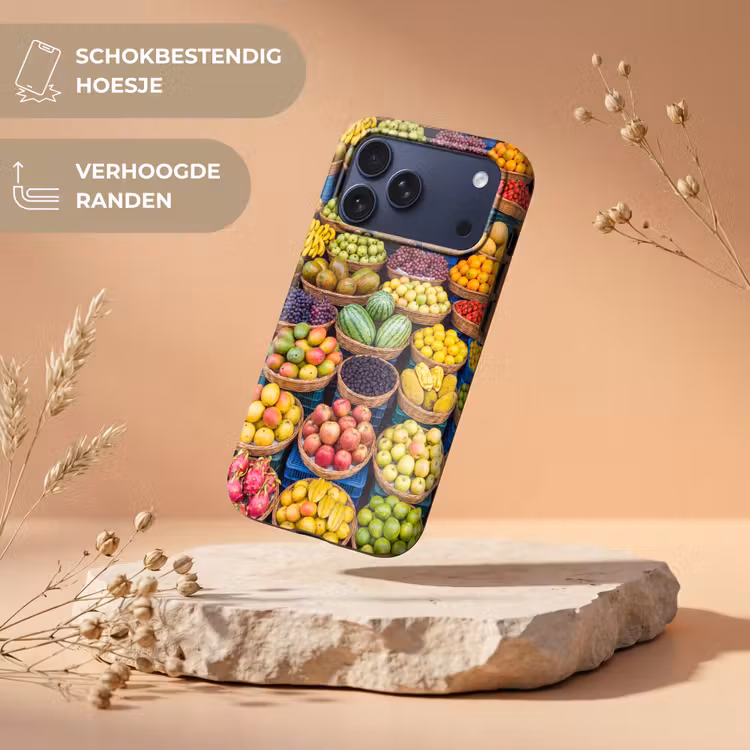 Telefoonhoesje Toughcase - Fruit - Markt - Kleurrijk — 5