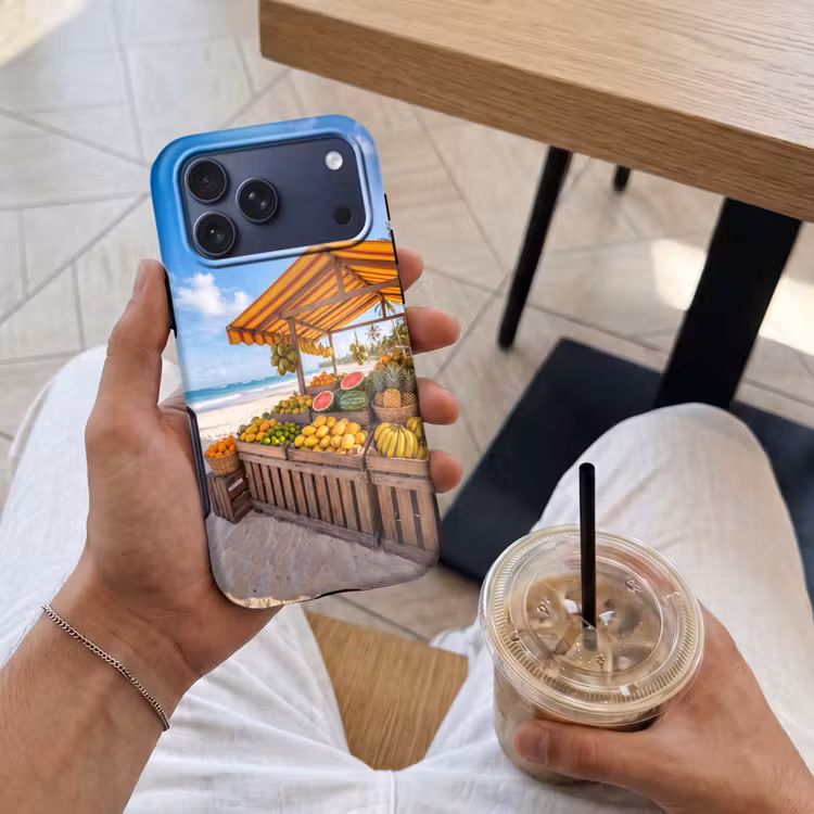 Telefoonhoesje Toughcase - Fruit - Strand - Tropisch — 4