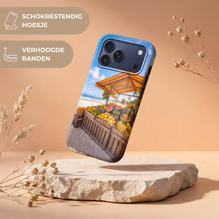Telefoonhoesje Toughcase - Fruit - Strand - Tropisch — 5