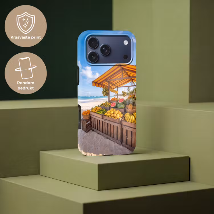 Telefoonhoesje Toughcase - Fruit - Strand - Tropisch — 7
