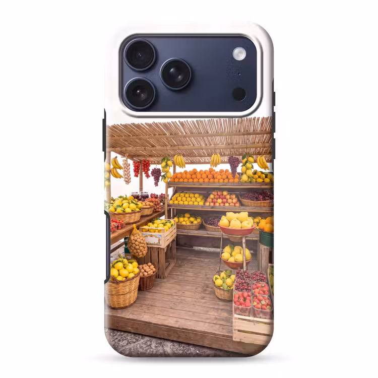 Telefoonhoesje Toughcase - Marktkraam - Fruit - Vers — 1