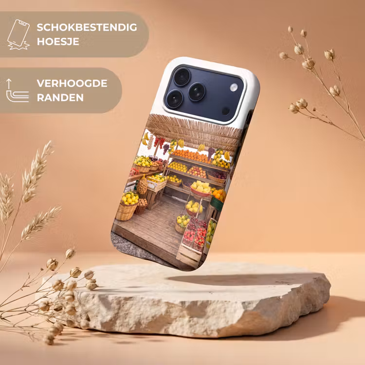 Telefoonhoesje Toughcase - Marktkraam - Fruit - Vers — 5