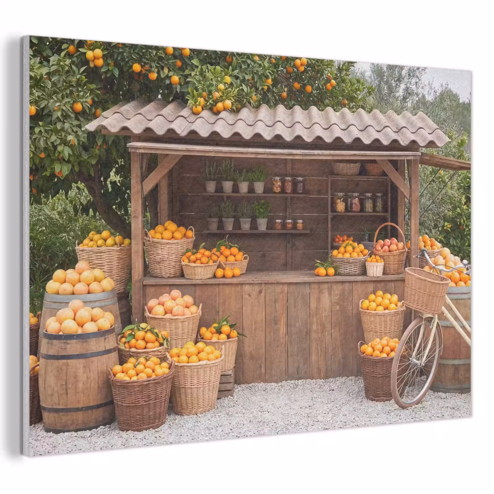 Akoestisch schilderij - Fruit - Markt - Landelijk — 1