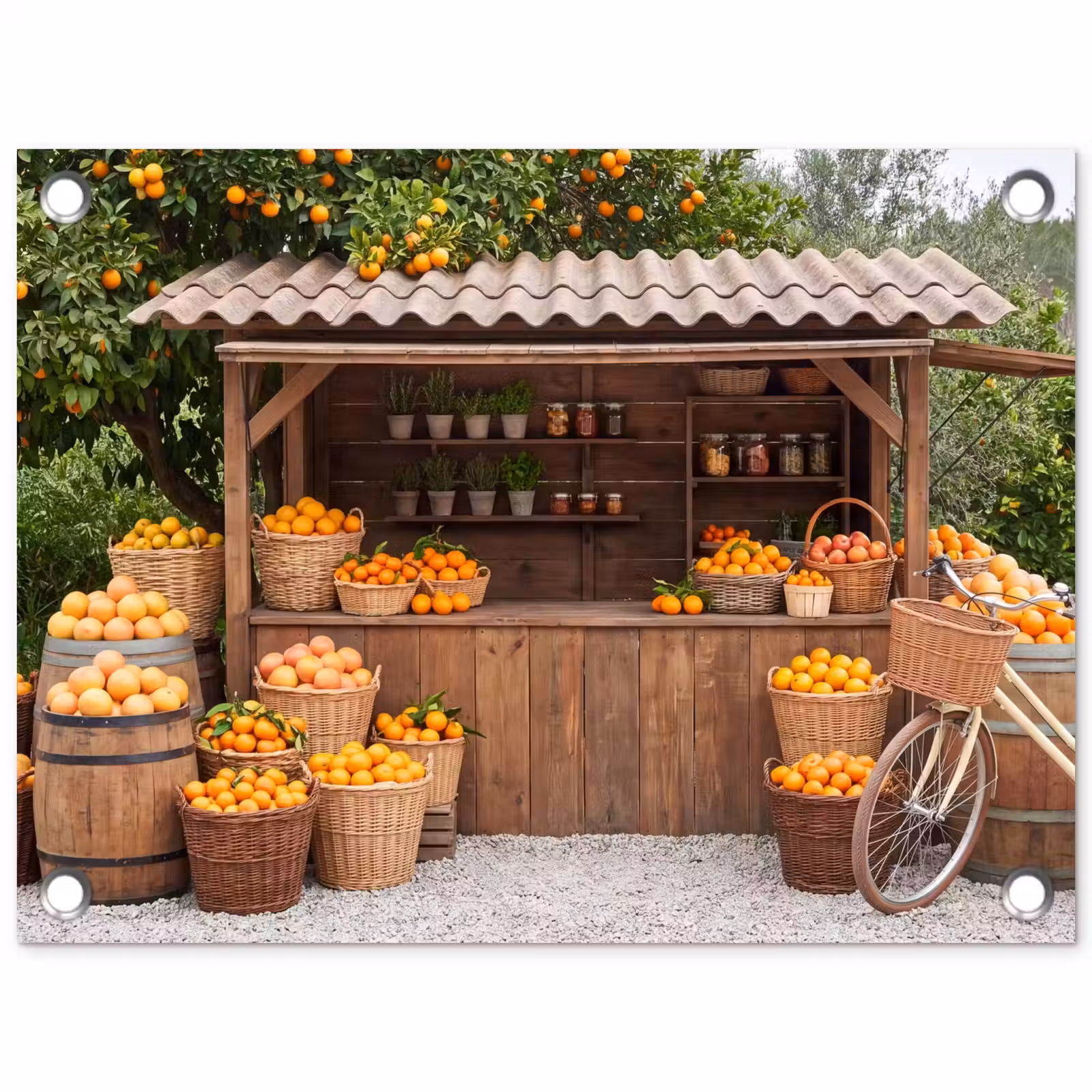 Tuinposter - Fruit - Markt - Landelijk — 1