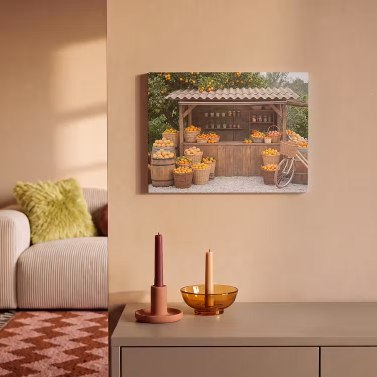 Akoestisch schilderij - Fruit - Markt - Landelijk — 2