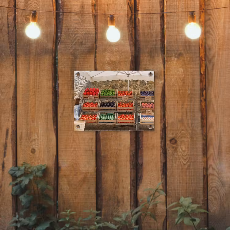 Tuinposter - Eten - Markt - Vers — 2