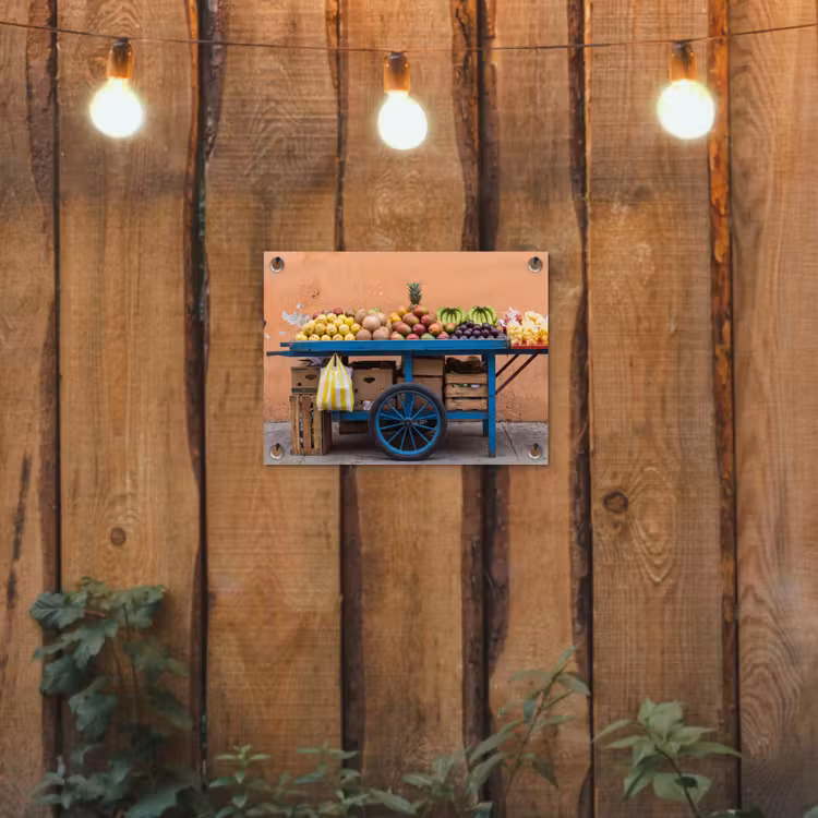 Tuinposter - Fruit - Kar - Straat — 2