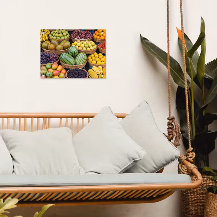 Tuinposter - Fruit - Markt - Kleurrijk — 5