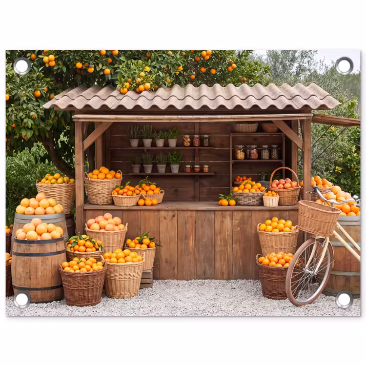 Tuinposter - Fruit - Markt - Landelijk — 1