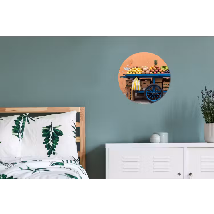 Wandcirkel - Aluminium - Fruit - Kar - Straat — 4