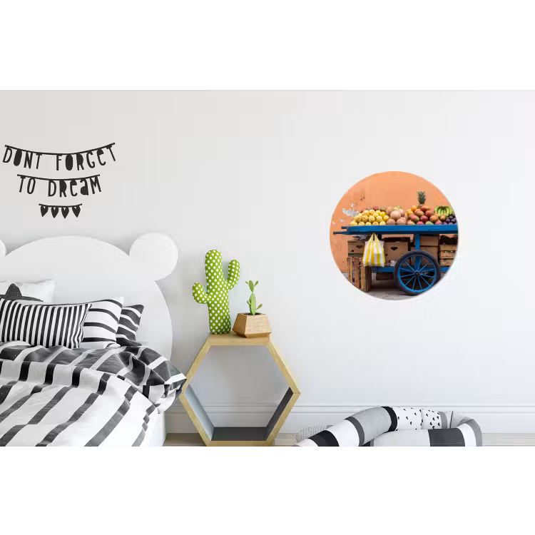 Wandcirkel - Aluminium - Fruit - Kar - Straat — 5