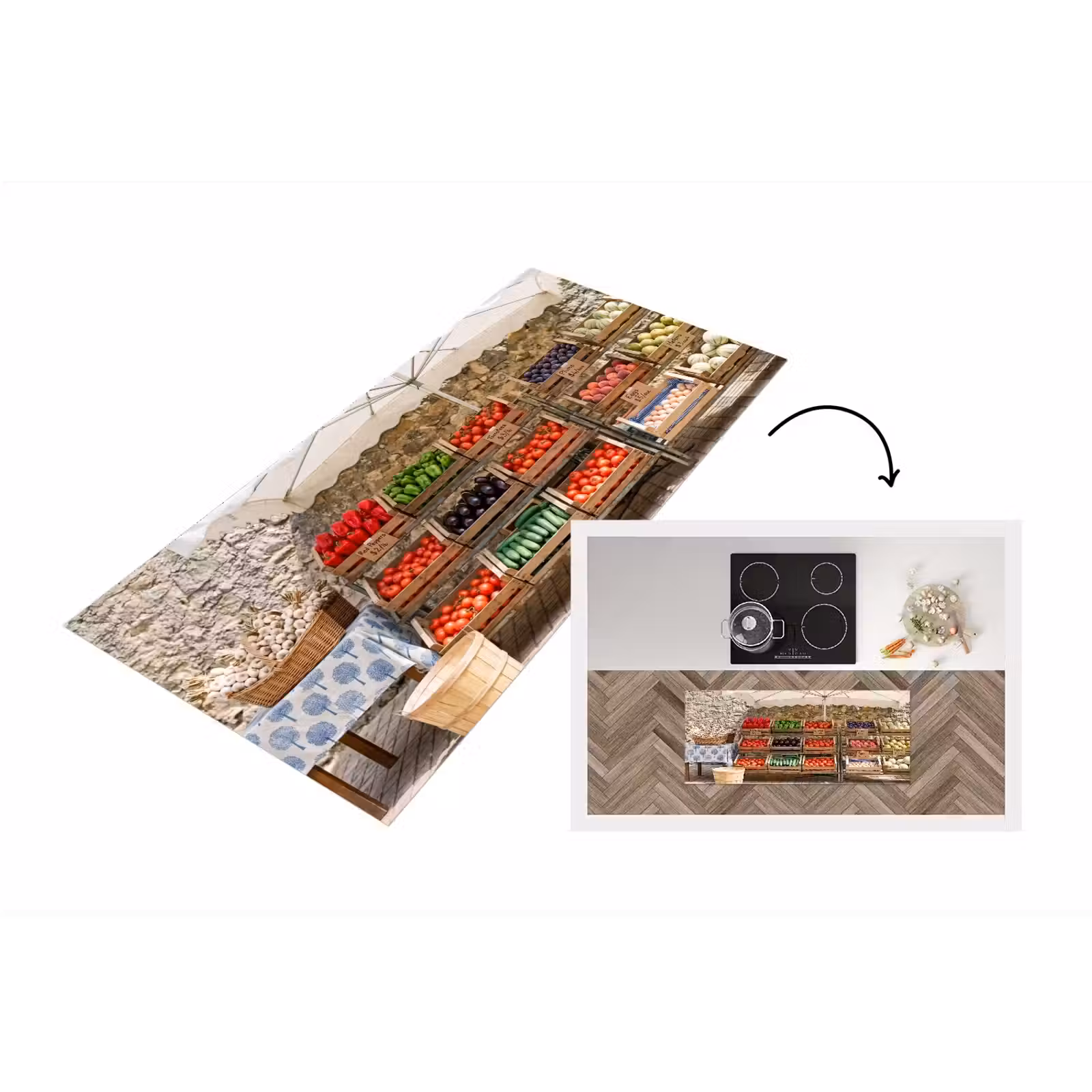 Keukenloper - Eten - Markt - Vers — 1