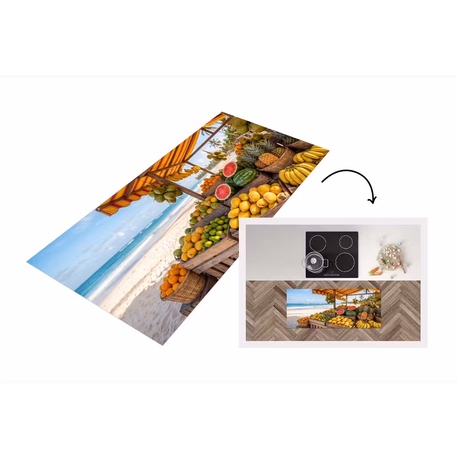 Keukenloper - Fruit - Strand - Tropisch — 1