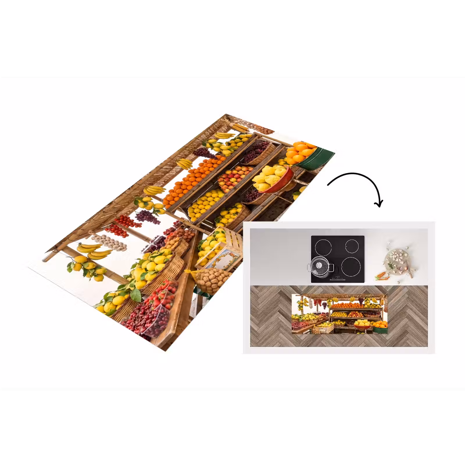 Keukenloper - Marktkraam - Fruit - Vers — 1