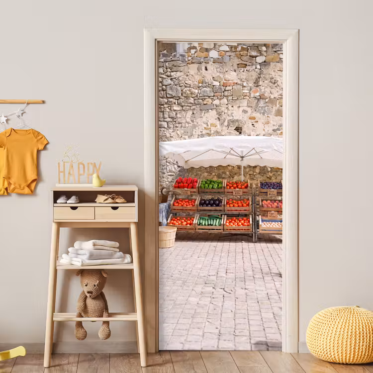 Deursticker - Eten - Markt - Vers — 6