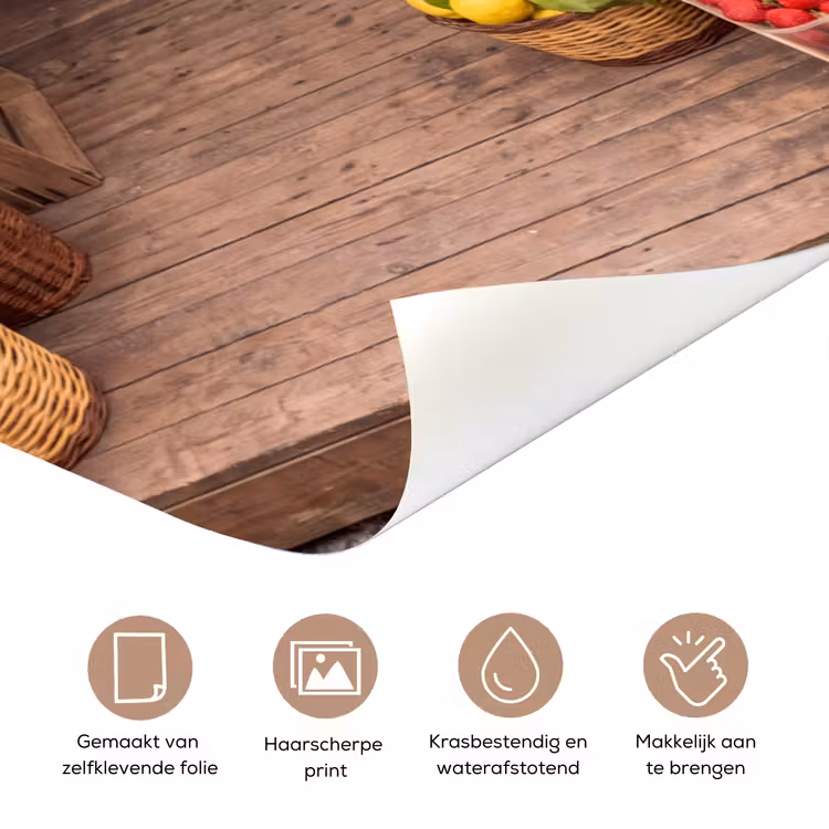 Deursticker - Marktkraam - Fruit - Vers — 3