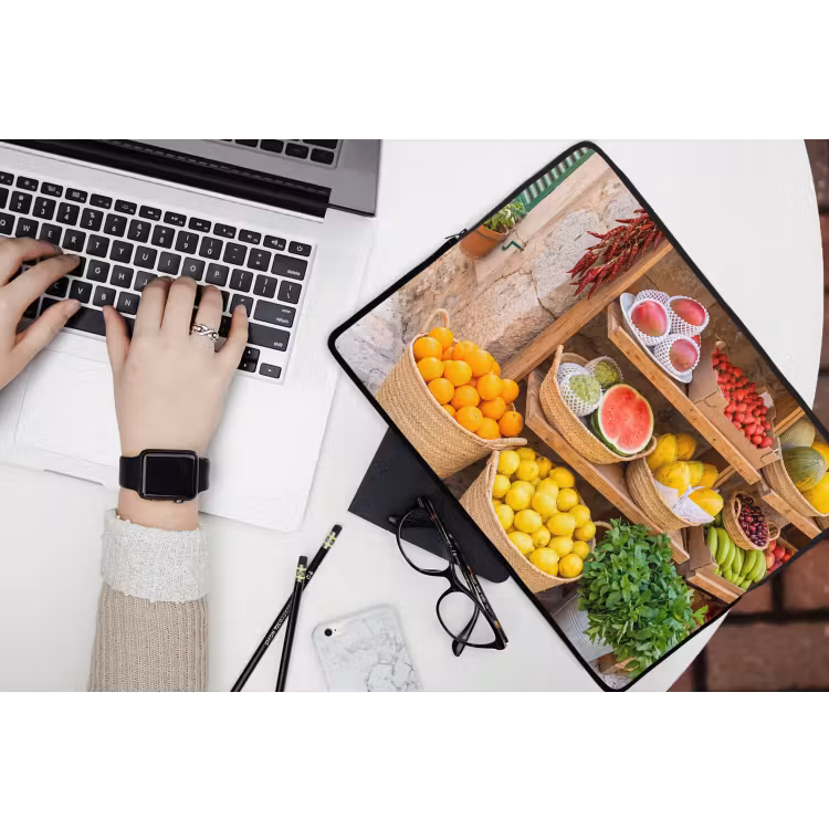 Laptophoes - Fruit - Markt - Vers — 3