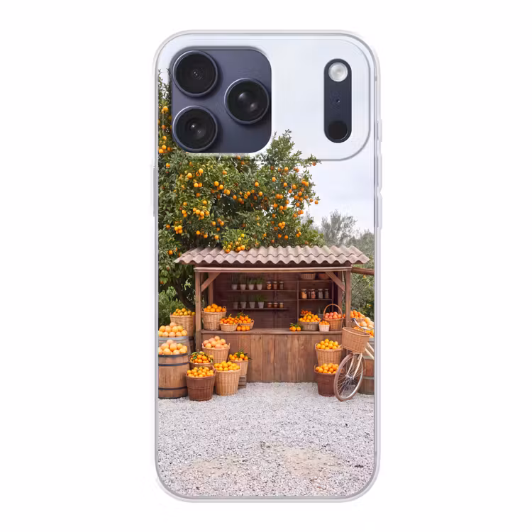Telefoonhoesje Softcase - Fruit - Markt - Landelijk — 1