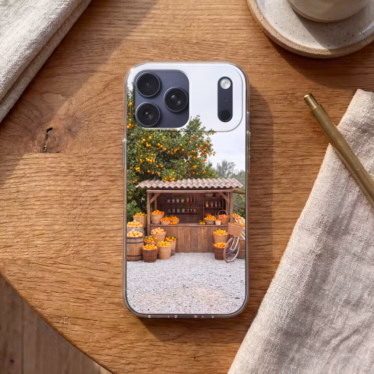 Telefoonhoesje Softcase - Fruit - Markt - Landelijk — 2