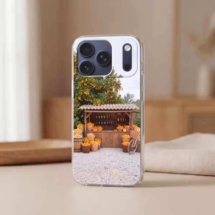 Telefoonhoesje Softcase - Fruit - Markt - Landelijk — 3